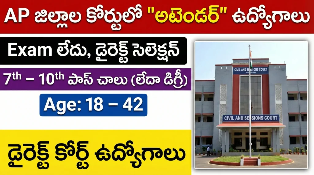 AP District Court Recruitment2026