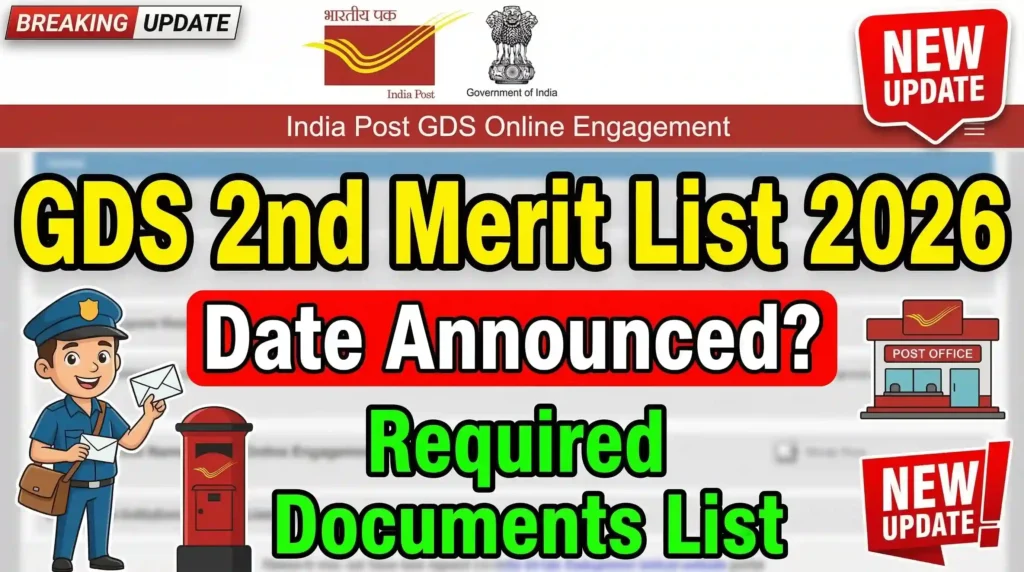 India Post GDS 2nd Merit List 2026
