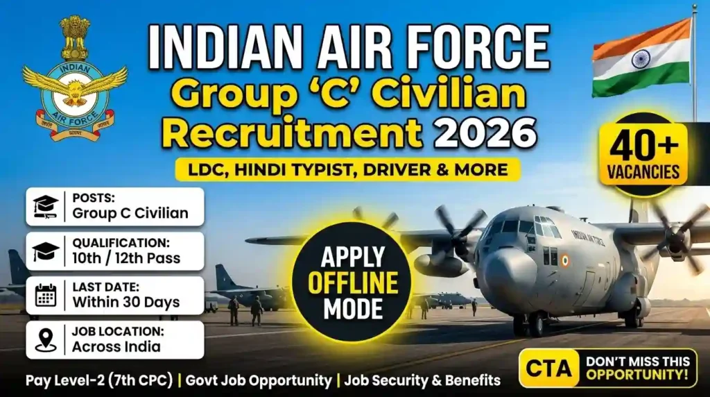 IAF Group C Civilian Recruitment 2026