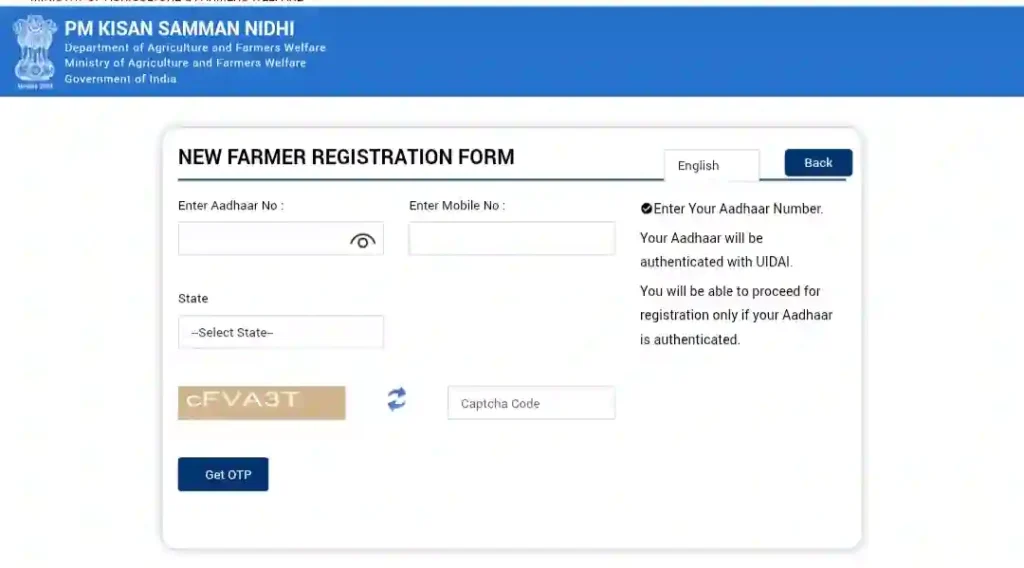 pm kisan apply online 2026