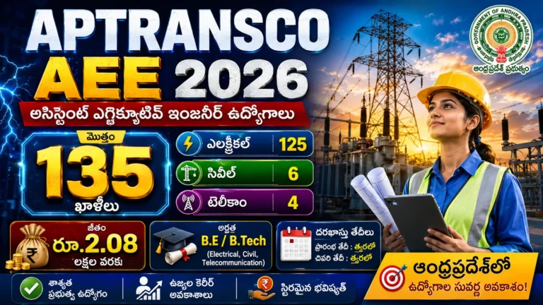 APTRANSCO AEE Recruitment 2026 Notification