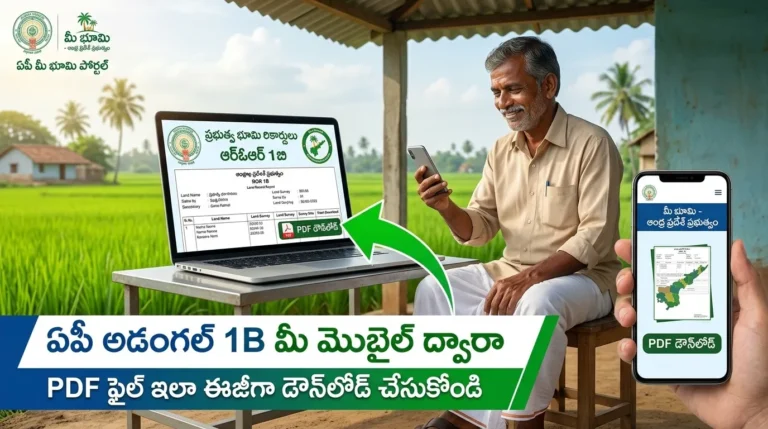 Meebhoomi AP Check 1B Online