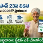 PM Kisan 23rd Installment 2026 Date