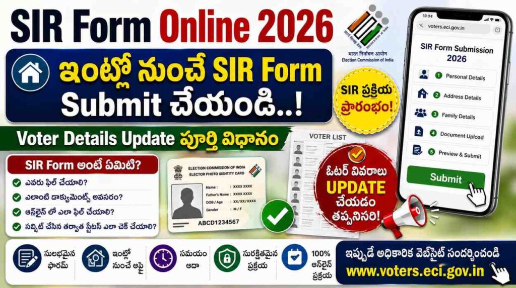 SIR Form Online 2026