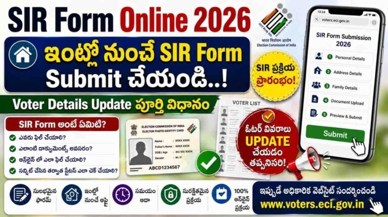 SIR Form Online 2026