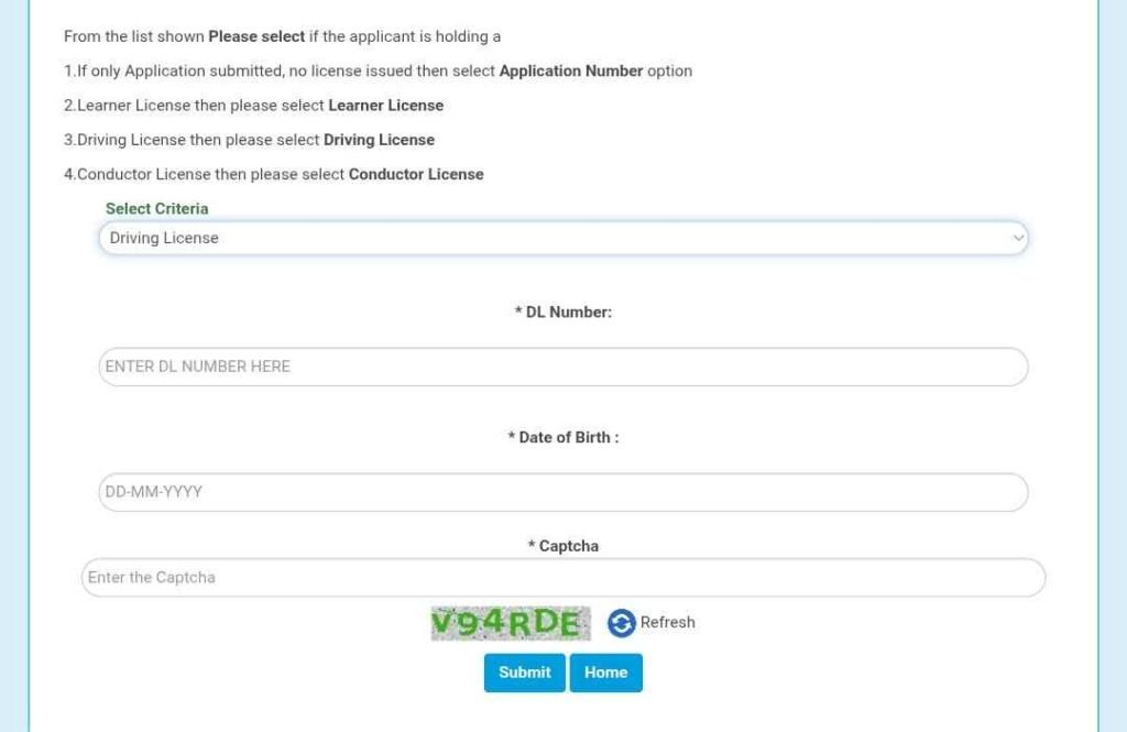 Driving Licence